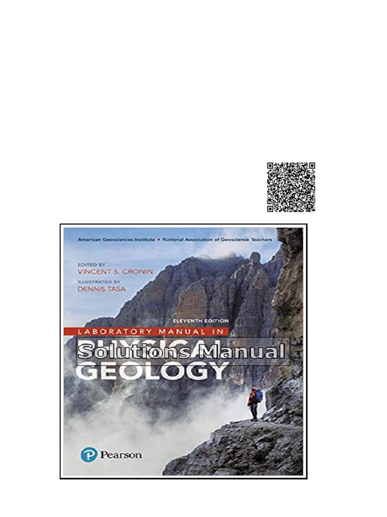 Laboratory Manual in Physical Geology 11th Edition American Solutions ...