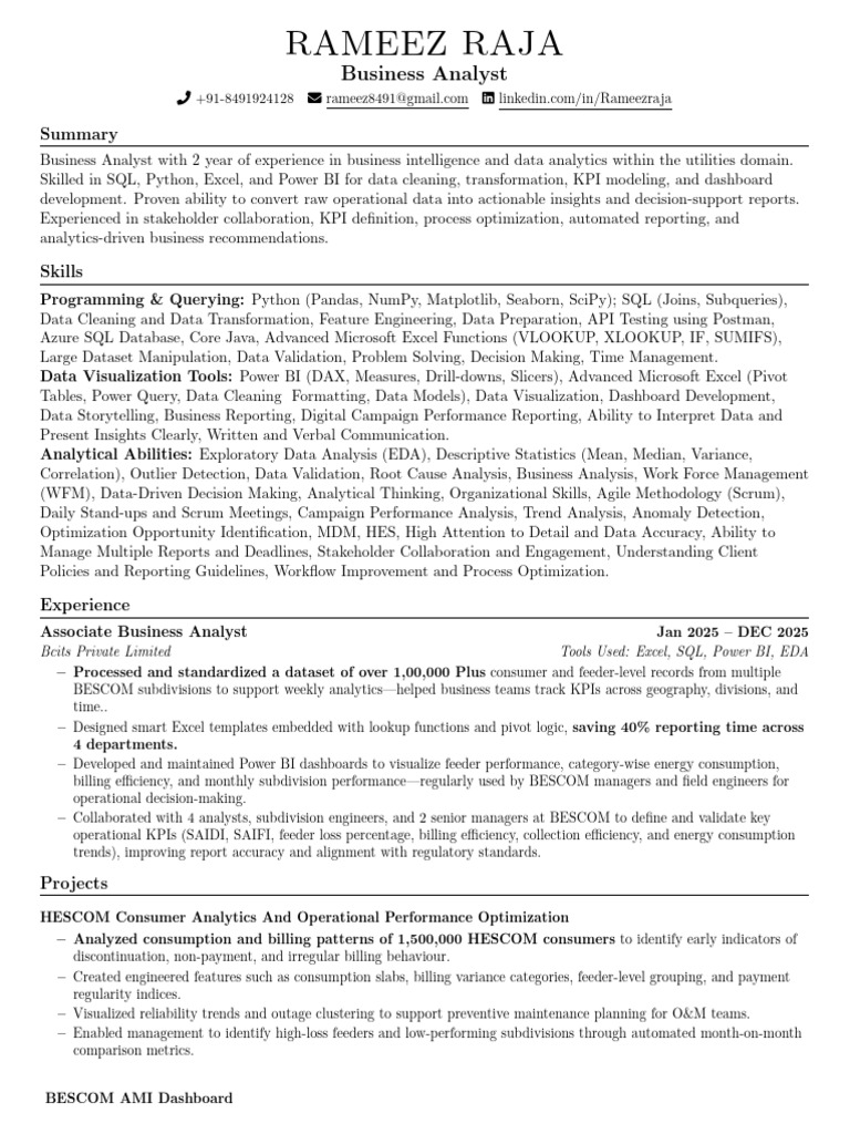 Rameez .Resume | PDF