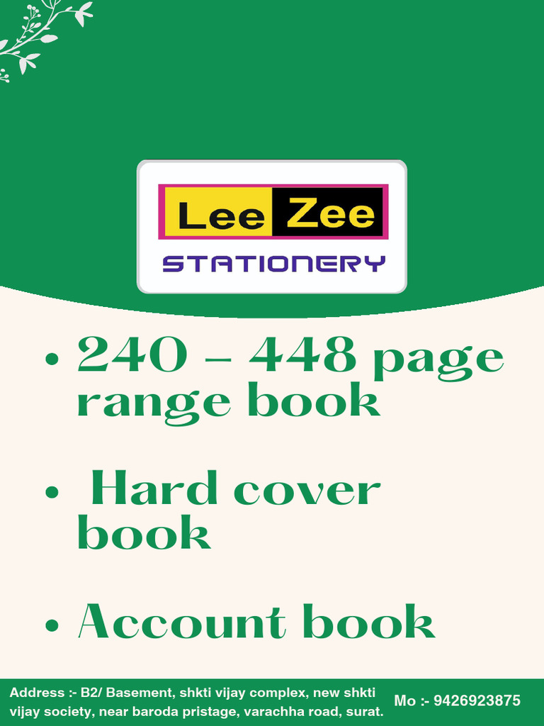 BOOK CATLOG 240 - 448 Page Range Book Hard Cover Book Account Book | PDF