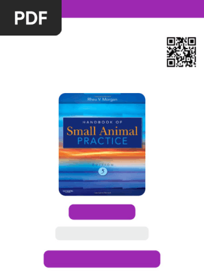Handbook of Small Animal Practice 5th Edition Rhea V. Morgan DVM
