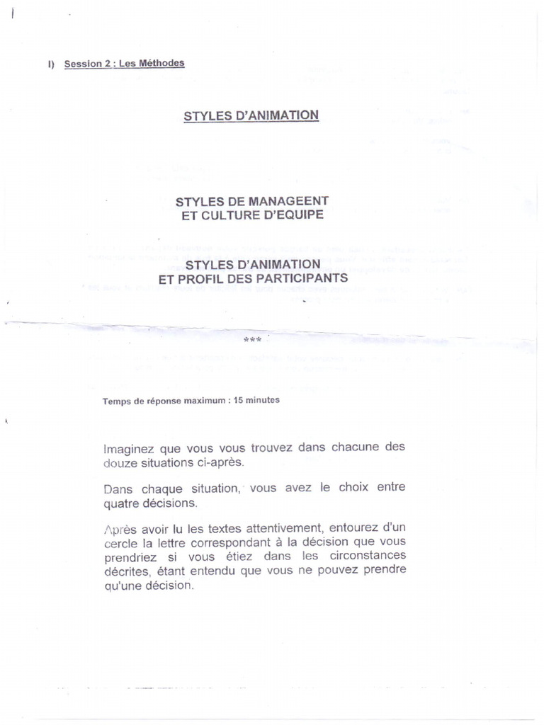Style D'animation | PDF
