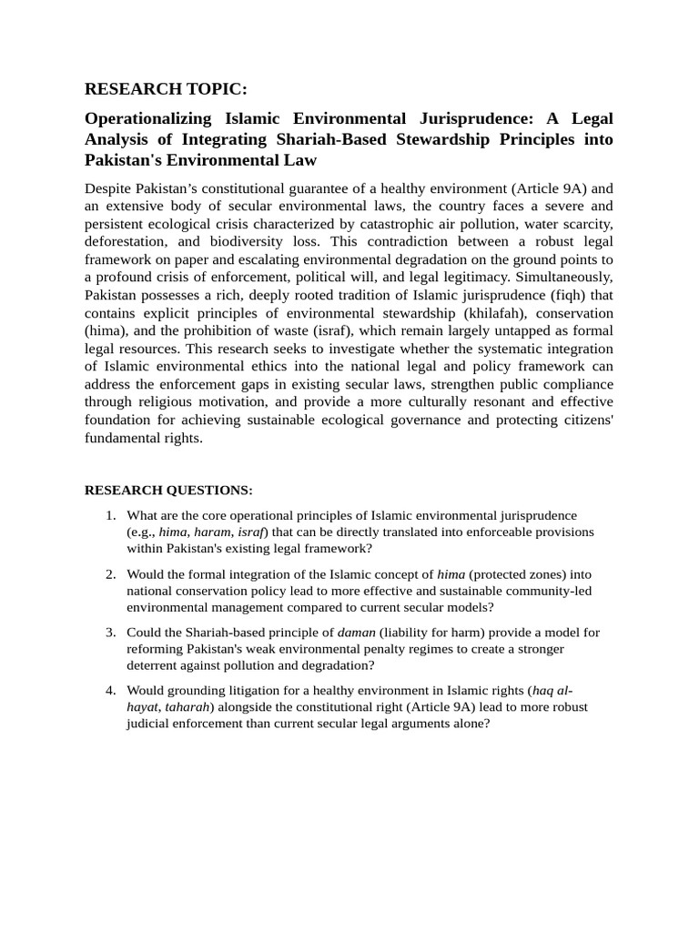 Research Topic | PDF