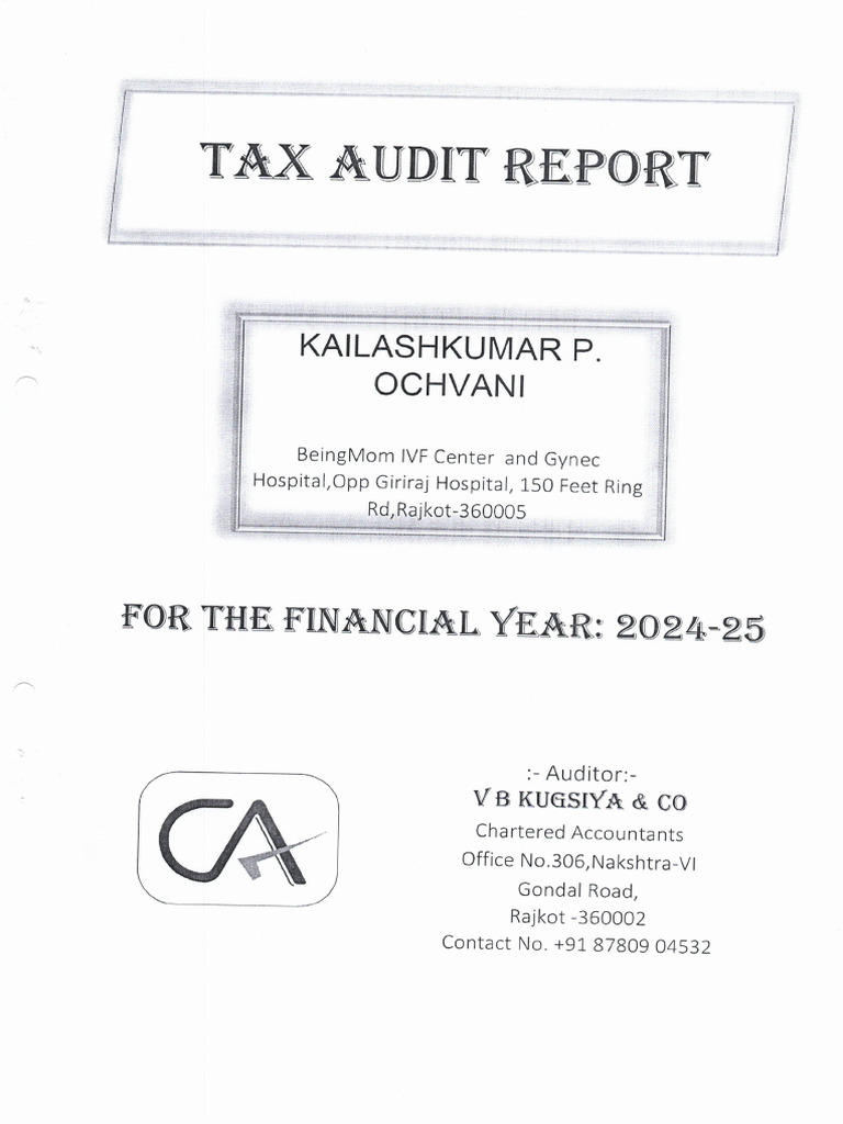 Audit Report Scan FY 24-25 | PDF
