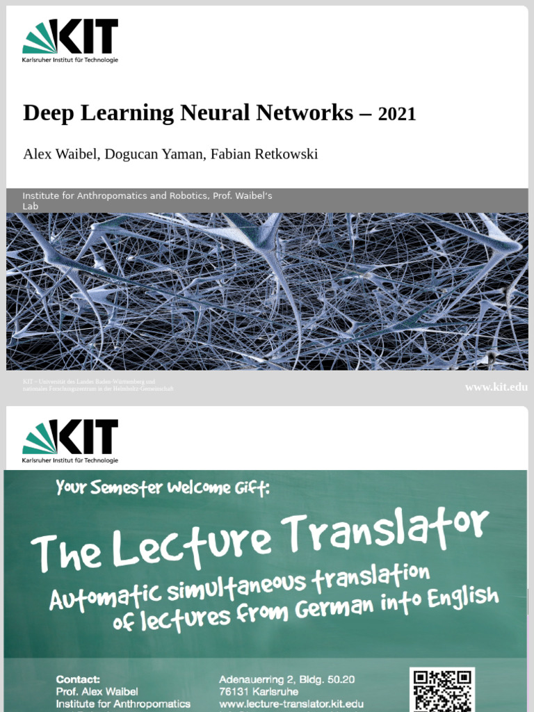 Deep Learning Neural Networks Presentation Compress | PDF | Deep ...
