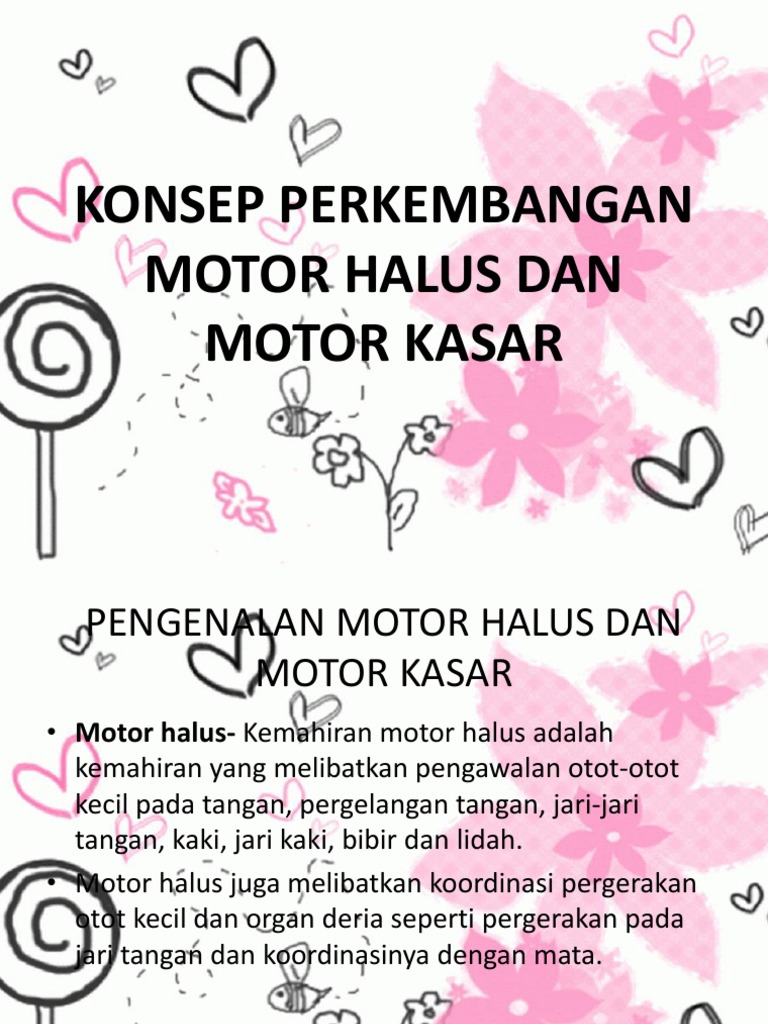 Konsep Perkembangan Motor Halus Dan Kasar Pdf