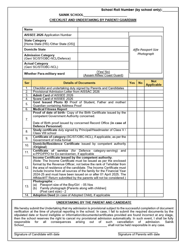 Check List | PDF