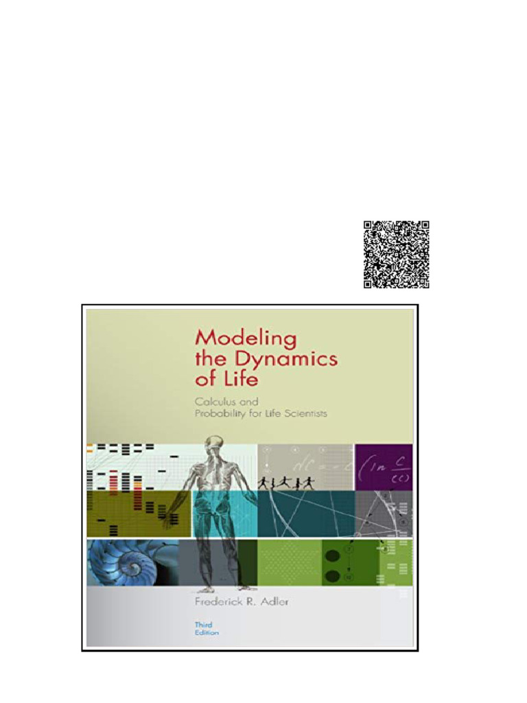 (Ebook PDF) Modeling The Dynamics of Life: Calculus and Probability For Life Scientists 3rd ...