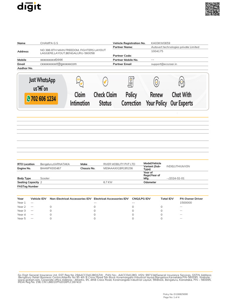 D136825690 Comprehensive Policy | PDF | Insurance | Business Law