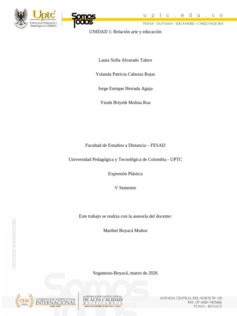 Herrada Jorge - Unidad 1 - Expresión Plastica | PDF | Creatividad | Color
