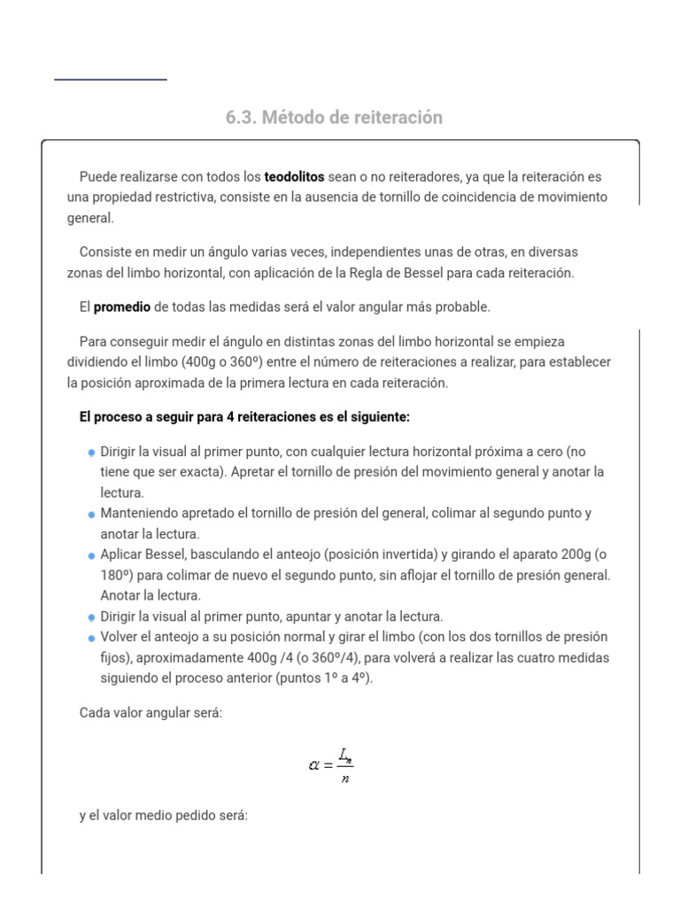 Metodo de Reiteracion | PDF