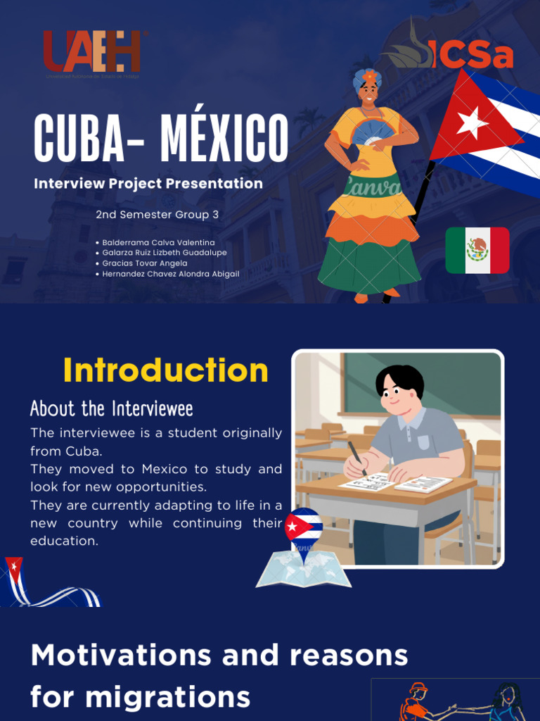 Cuba-México: Interview Project Presentation | PDF