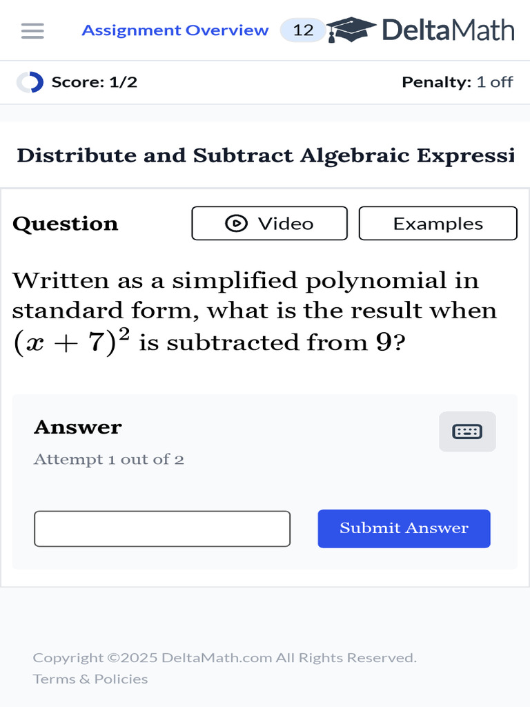 DeltaMath Student Application | PDF