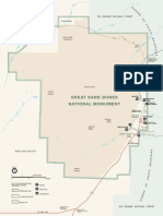 Park Map of Great Sand Dunes National Monument