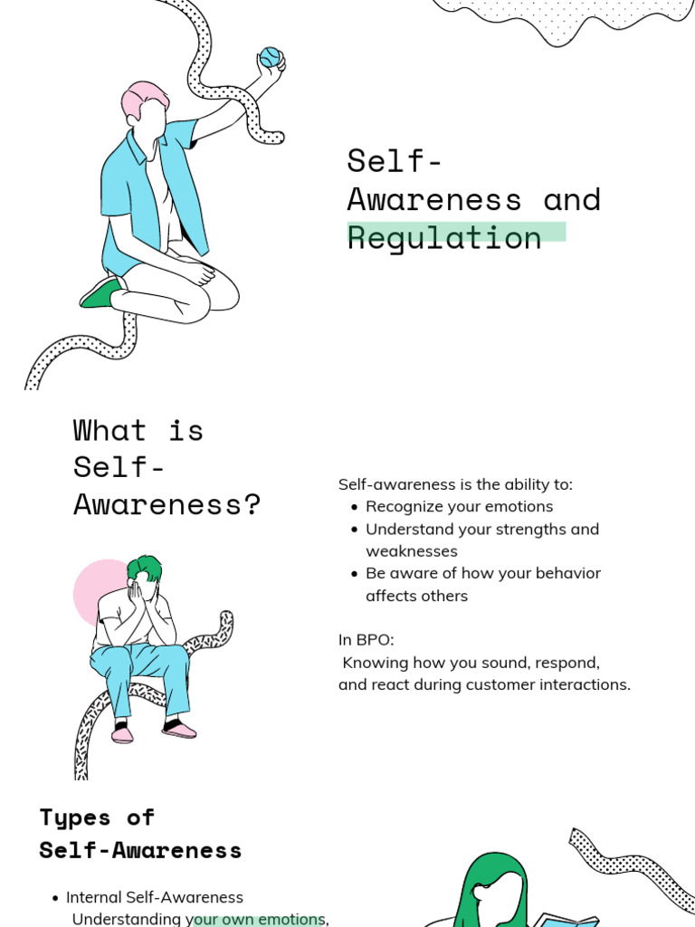 Self Awareness and Regulation | PDF