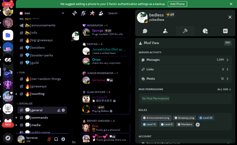 Discord #? General NWR | PDF
