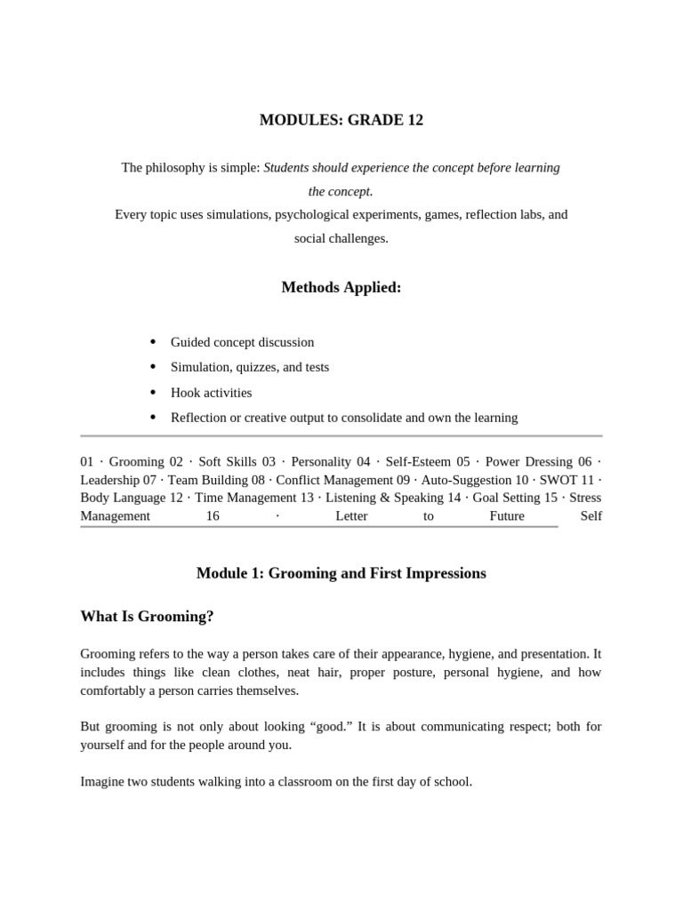 Modules (Class 12) 14 March | PDF