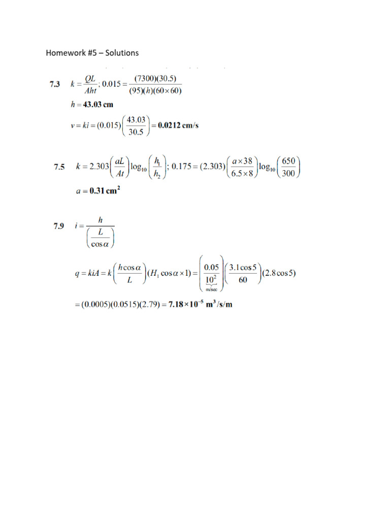 Homework 5 Solution | PDF