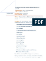 Estudo Dirigido de Física - Eletromagnetismo