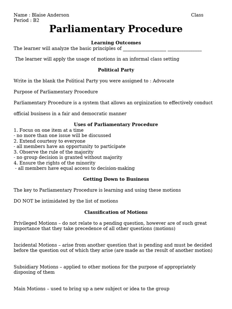 Parli Pro | PDF