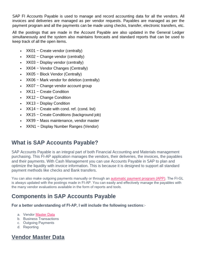2 Accounts Payable | PDF