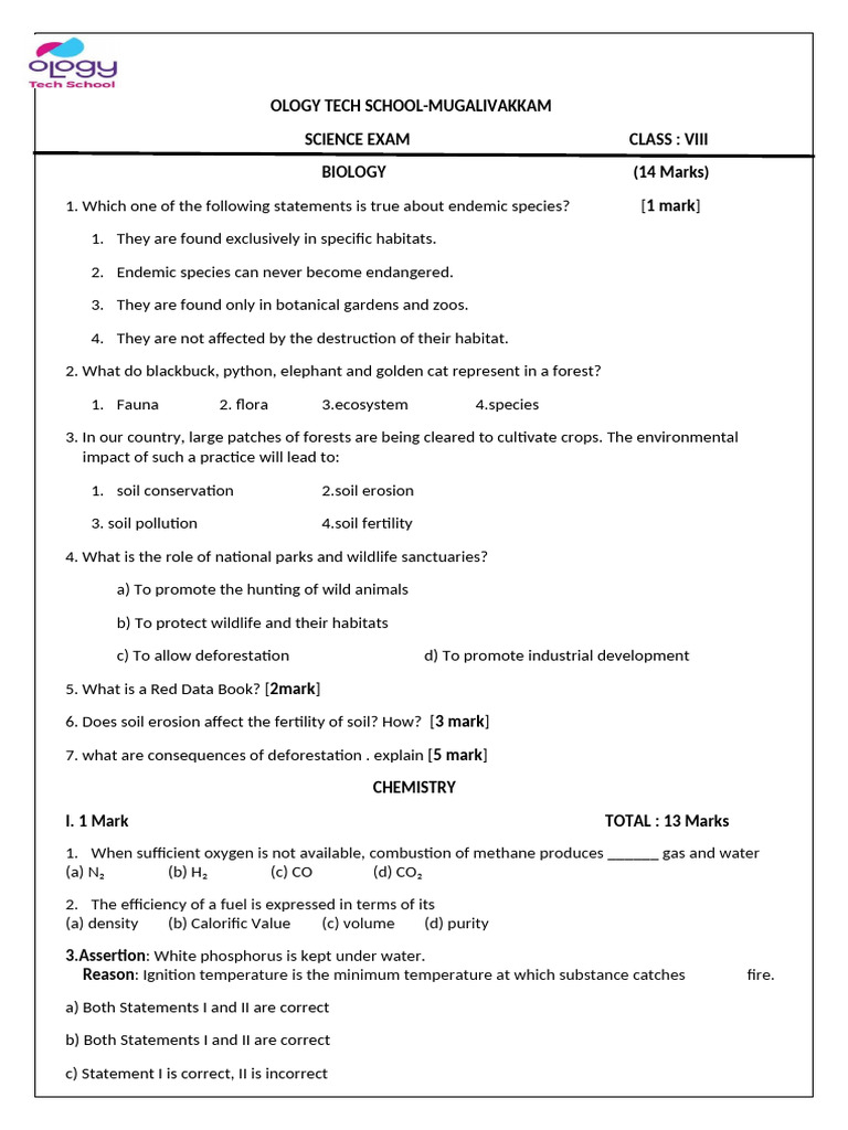 Chemistry 03 | PDF