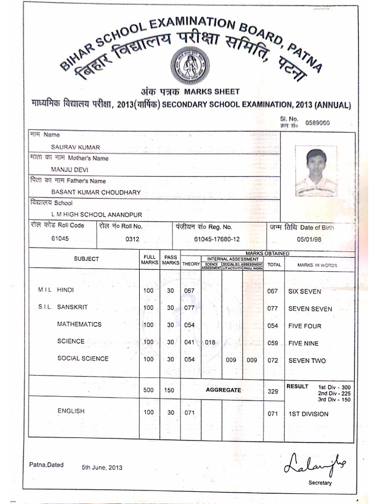 All Marksheet | PDF