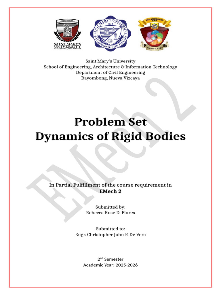 Plate Front Page Analysis Long Size 8.5in by 13in EMech 2 | PDF