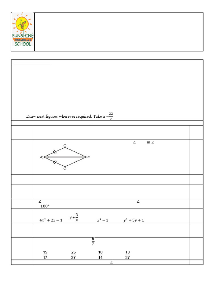 9 Grade PT2 Revision Question Paper 2025 | PDF