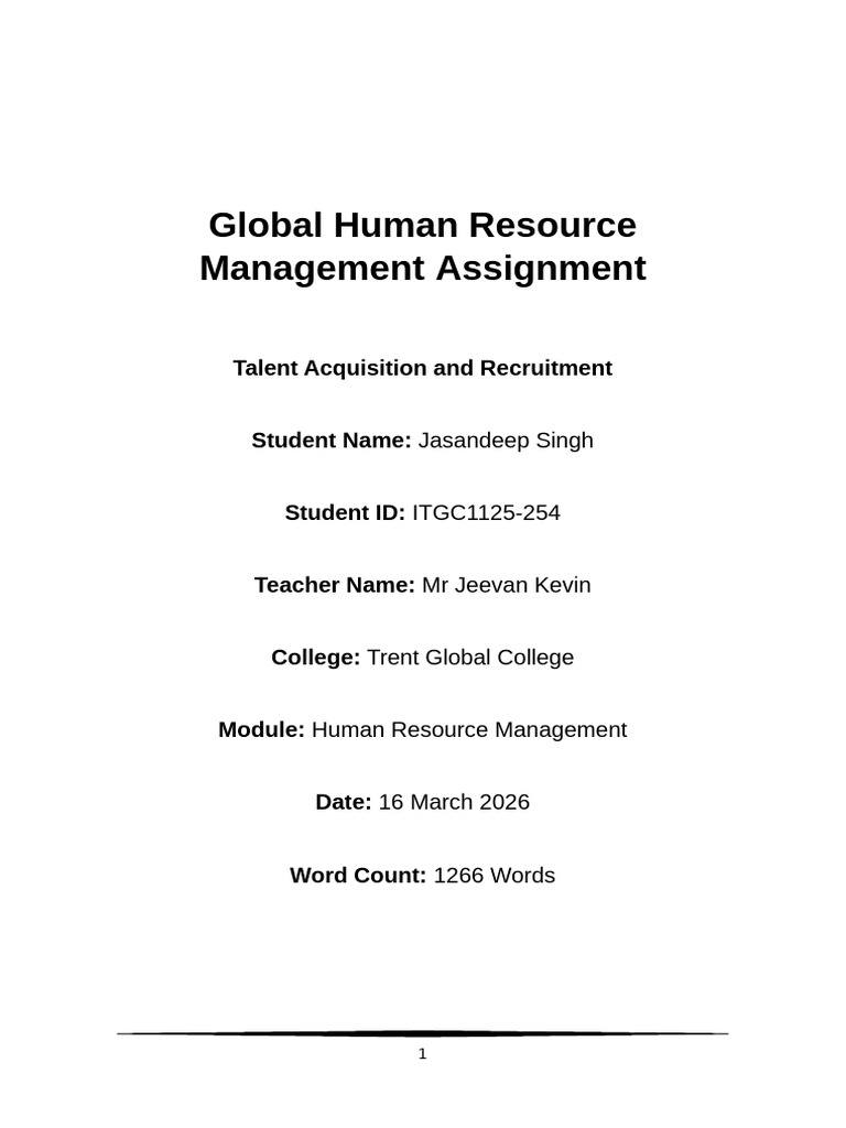 Individual Report Sample - Jasan | PDF