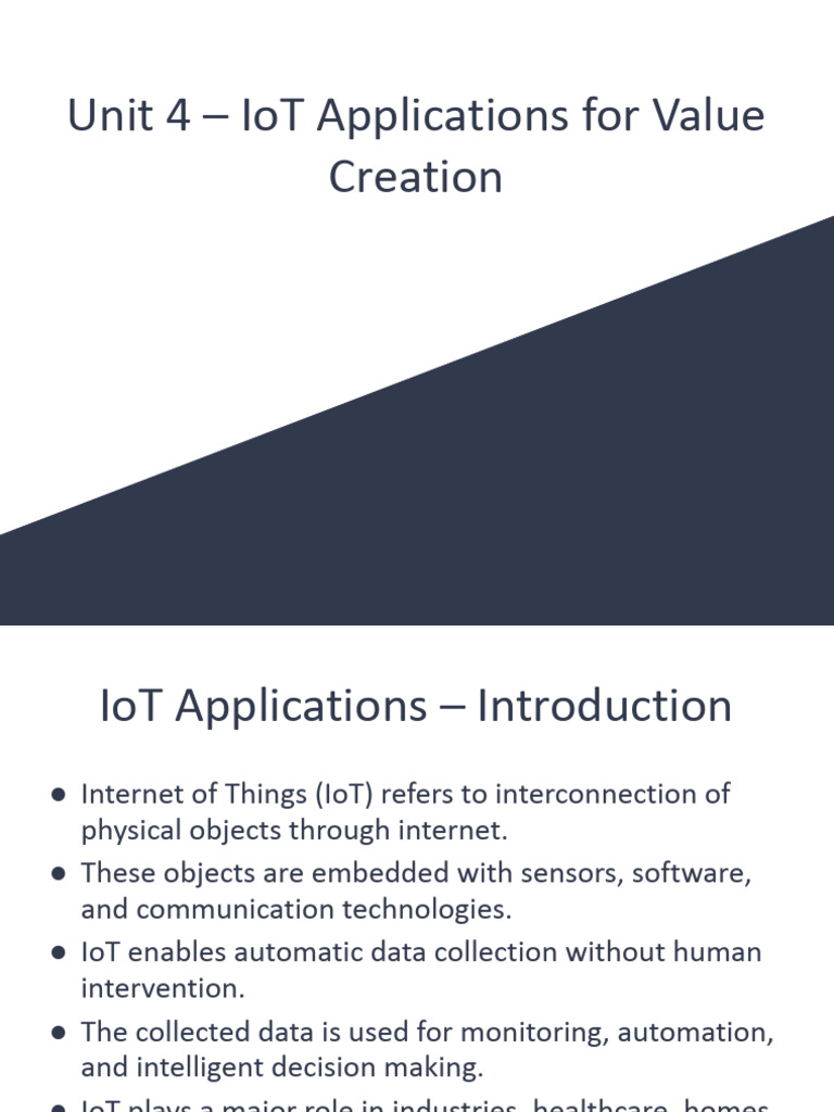 Unit4 IoT 30slides TextOnly Detailed | PDF
