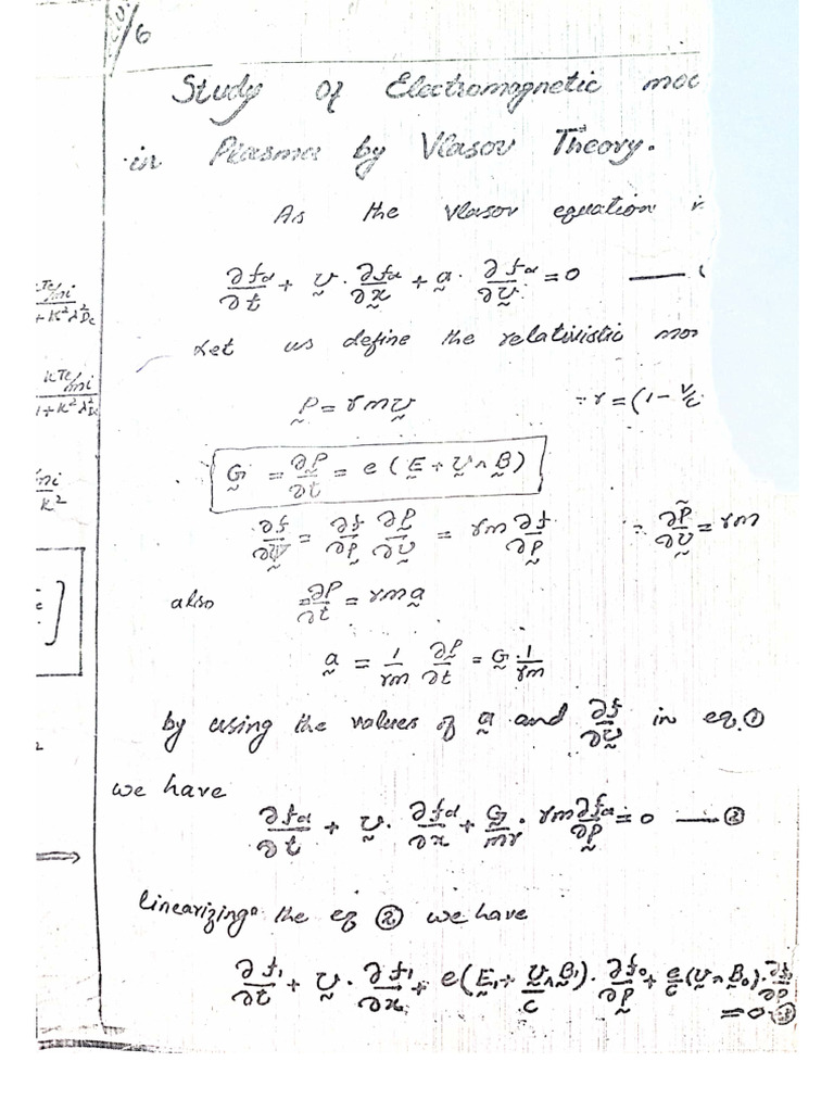 Kinetic Model Notes | PDF