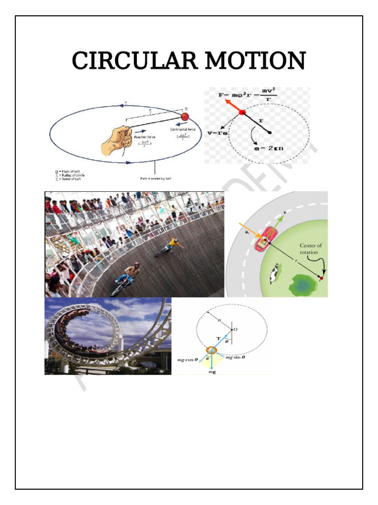 Circular Motion NOTES | PDF