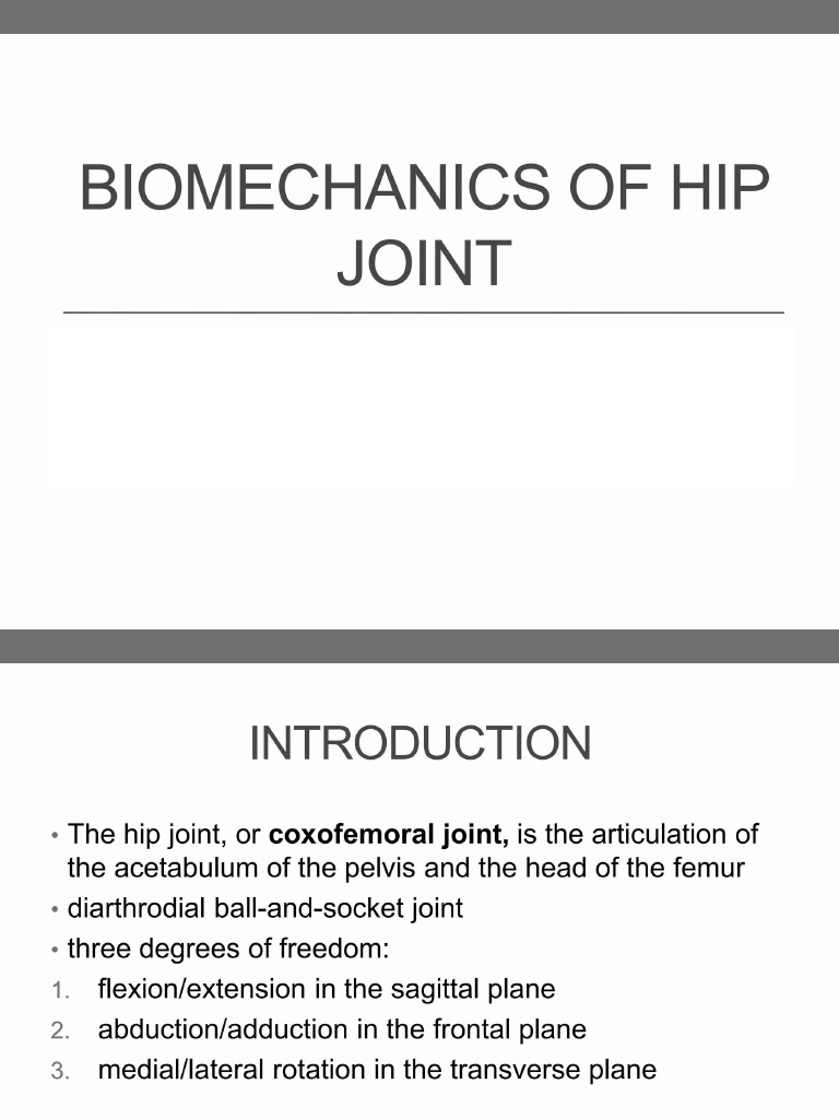 Hip Biom | PDF