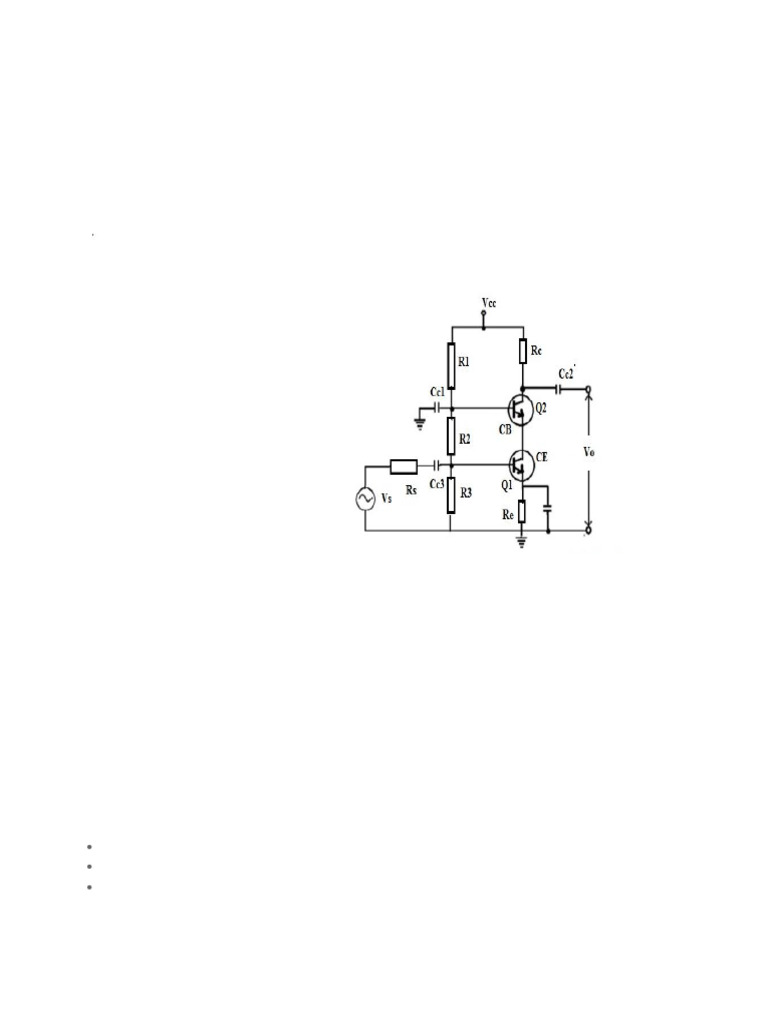 Cascade and Cascode Amplifier | PDF