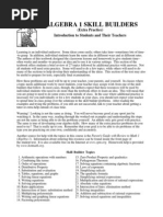 Download Algebra 1 Skill Builders by mathmatrix SN101469896 doc pdf