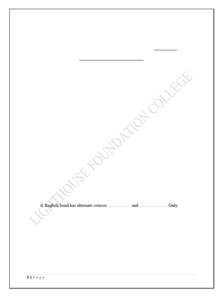 Building Technology and Design Paper 2 - 2025 | PDF