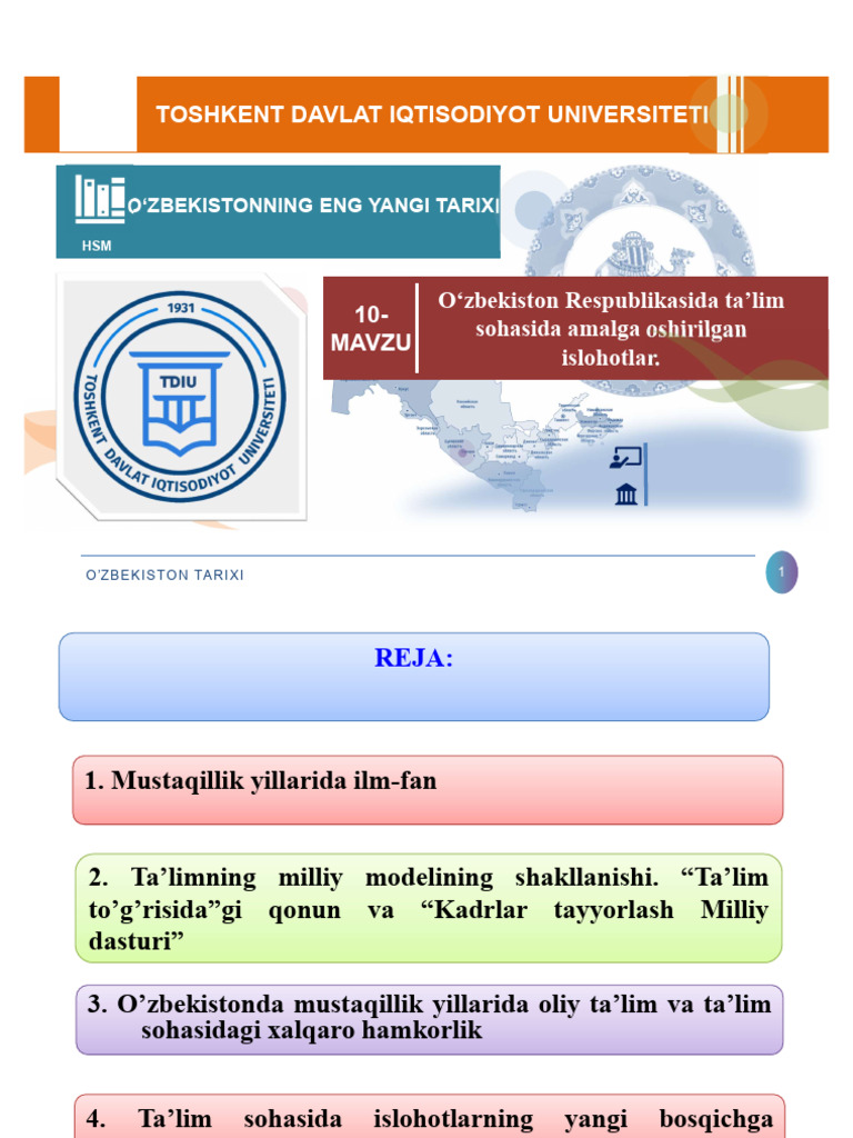 10 Mavzu | PDF