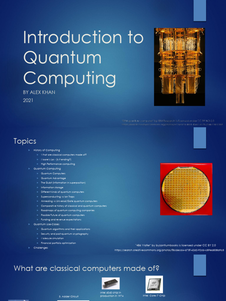 Intro To Quantum Computing | PDF