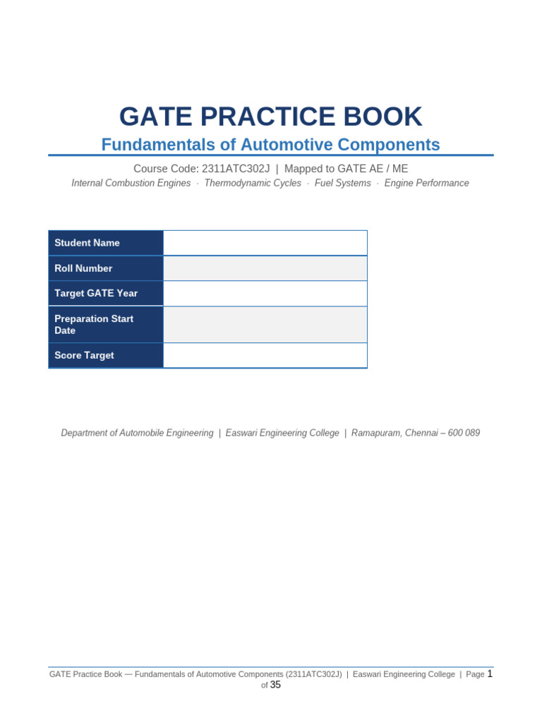 Gate Practice Fac 2311atc302j | PDF