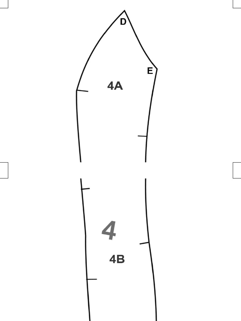 Digitigrade Padding Template Part 4 A4 | PDF