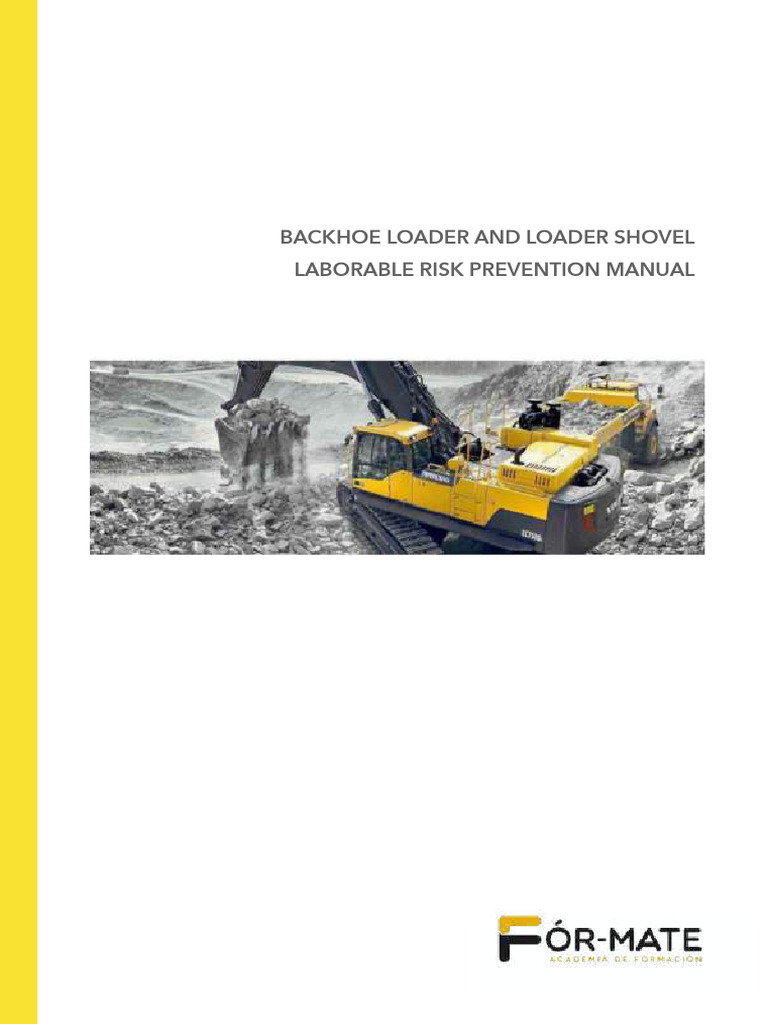 Manual Lessons Backhoe Loader and Loader Shovel | PDF