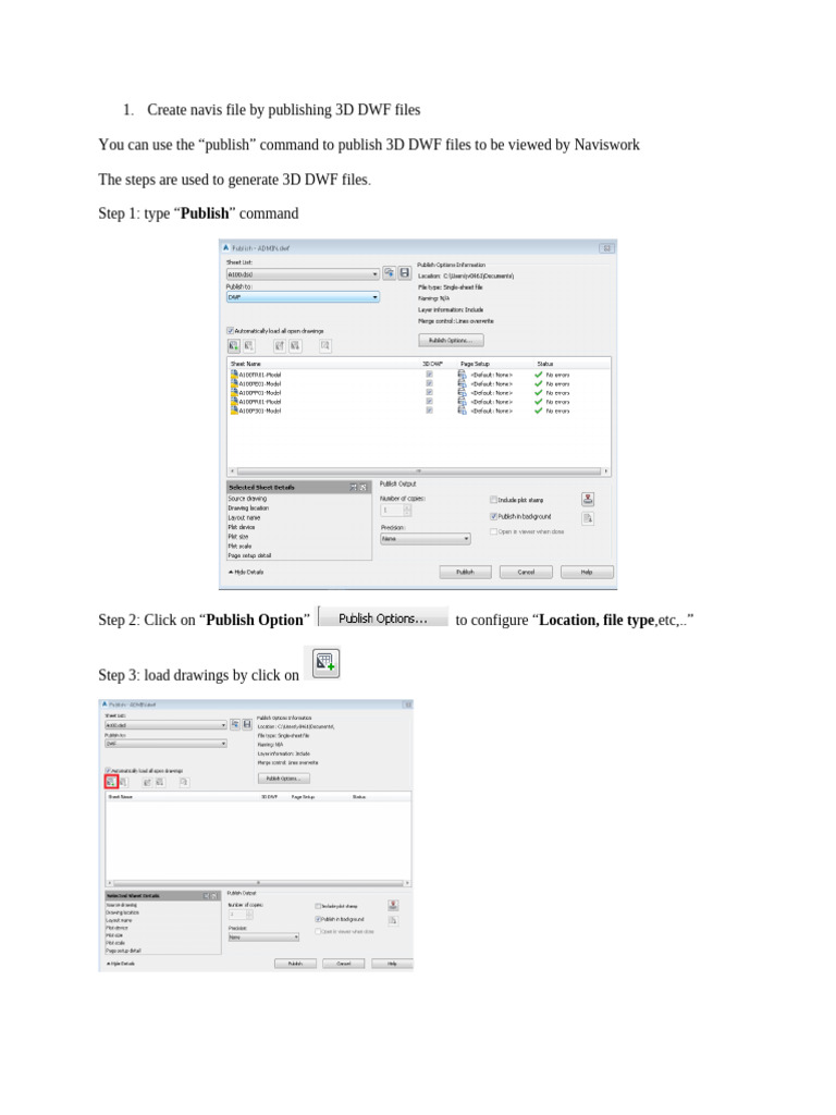 Creating Navisfiles | PDF