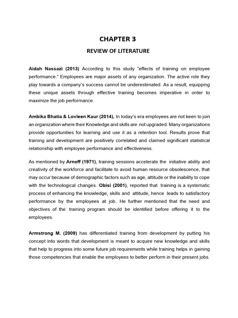 Chapter 3.project Work | PDF | Employment | Human Resources