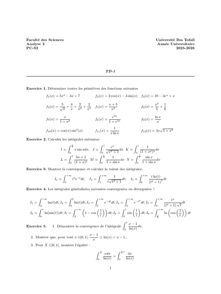 td1 1 | PDF