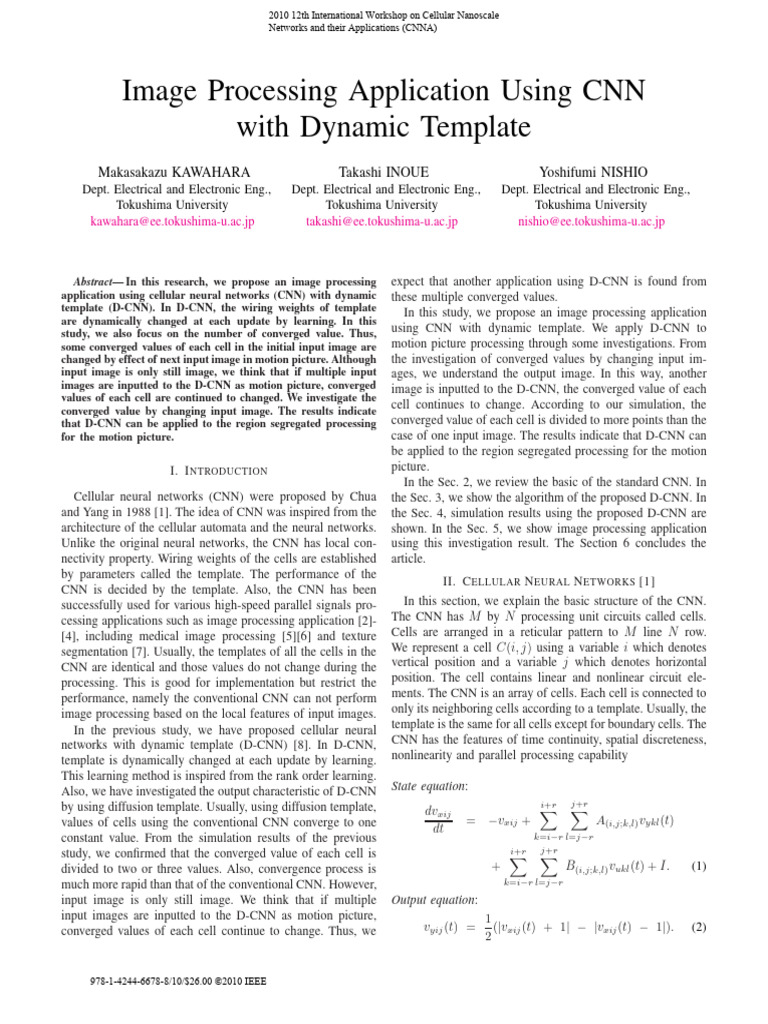 (CNN) Paper-2 | PDF