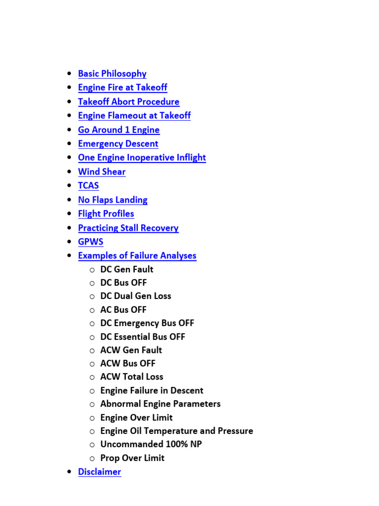 Atr Emergency Procedures | PDF