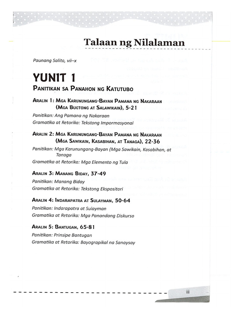 Y1 Syllabus G7 Filipino Scholastica | PDF