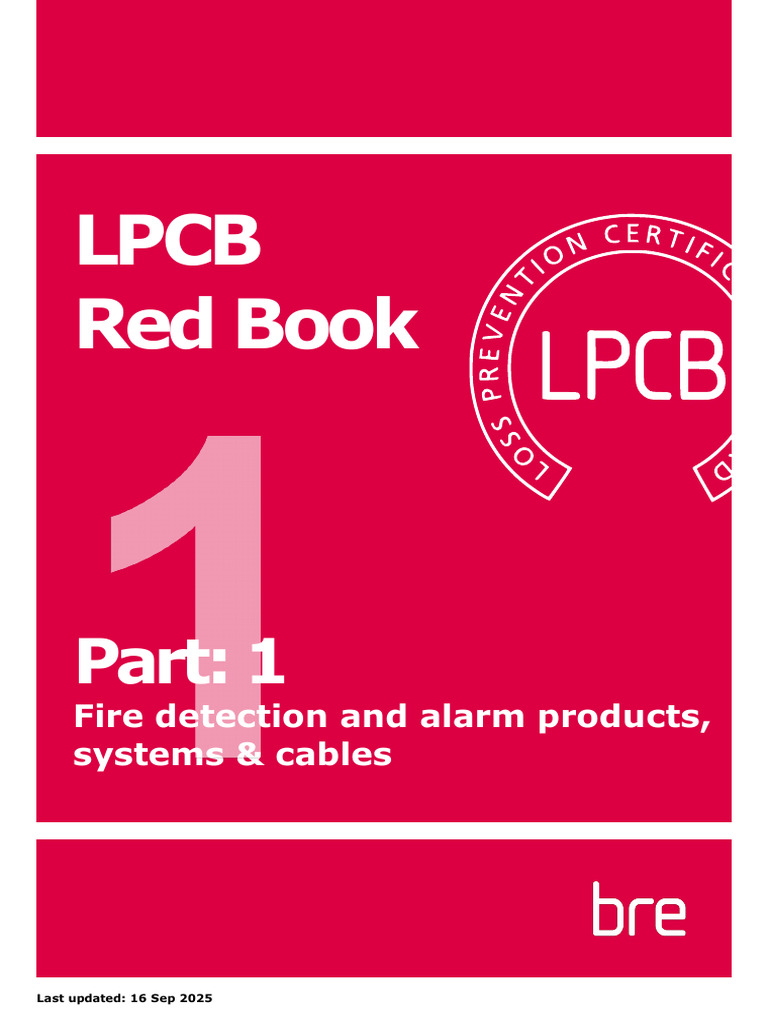 LPS - Red Book Vol 1 (Part 1) - Fire Detection and Alarm Products ...