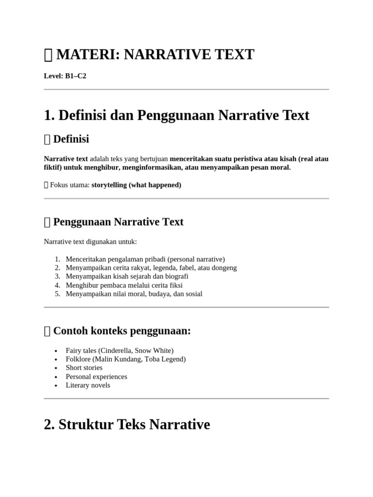 Narrative Text | PDF
