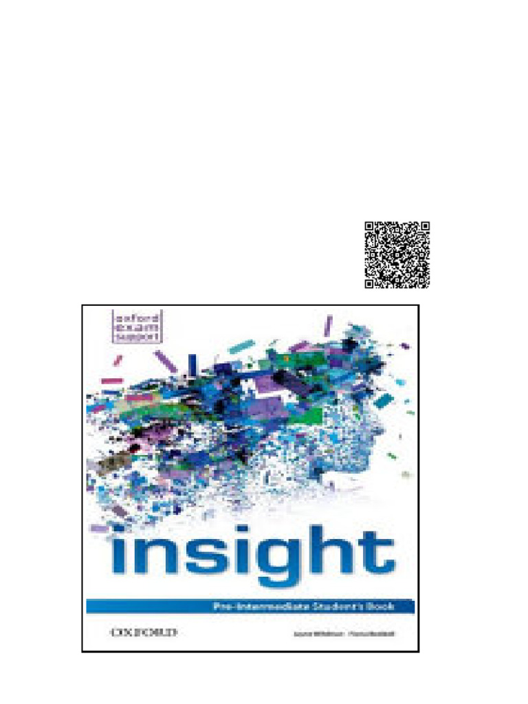 Insight Pre Intermediate Student Book 1st Edition Jayne Wildman | PDF